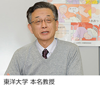 東洋大学の本名教授